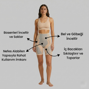 Veliora - Yağ Yakıcı Basen Giderici Korse Şort