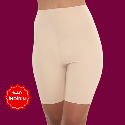 VelioraTR - Toparlayıcı PushUp Destekli Dikişsiz Şort Tayt