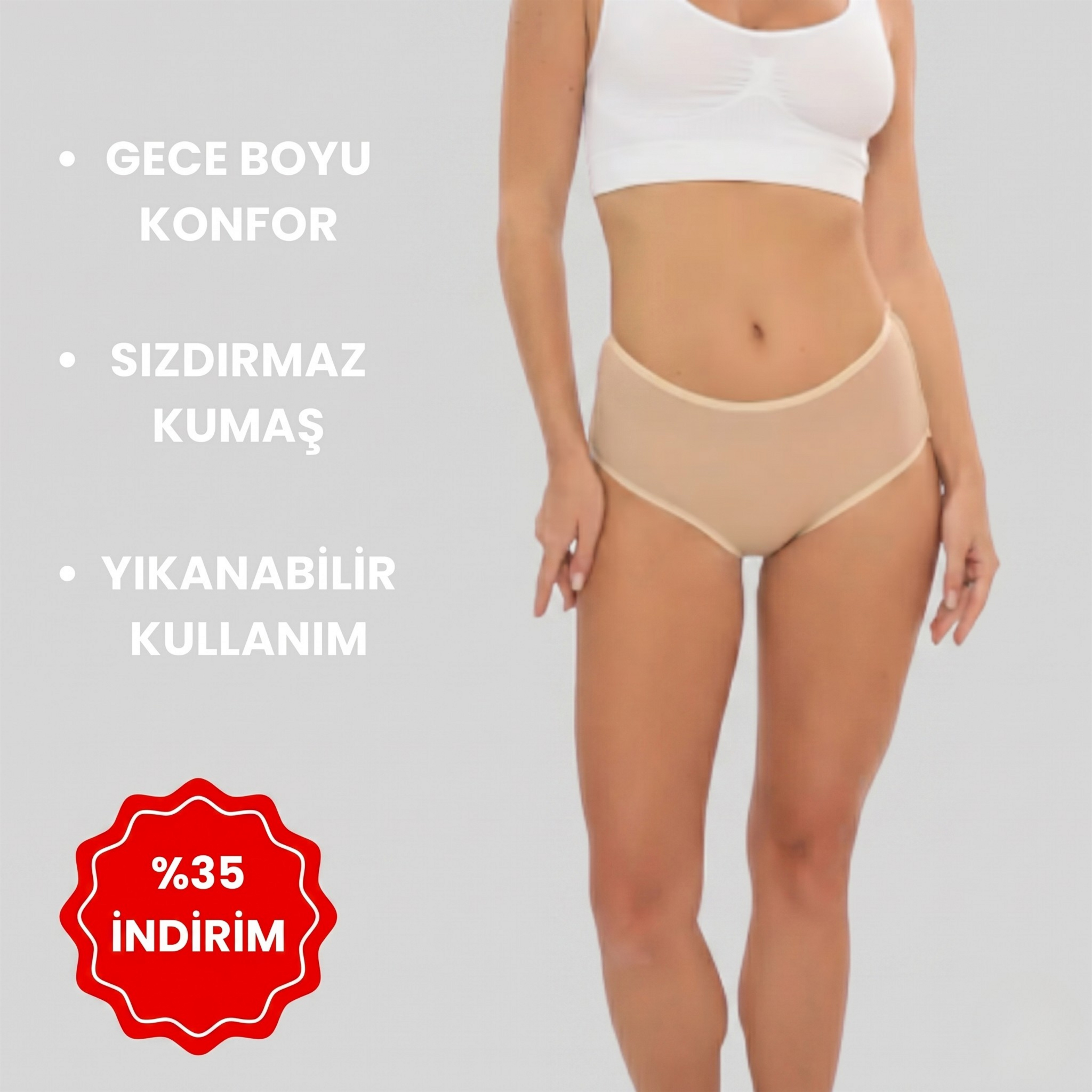 Veliora - Sızdırmaz Regl Külodu, Süper Emici!