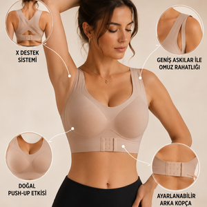 Veliora - Sırt Dikleştirici Push-Up Sütyen