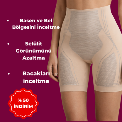 VelioraTR - Yağ Yakıcı Basen Giderici Korse Şort