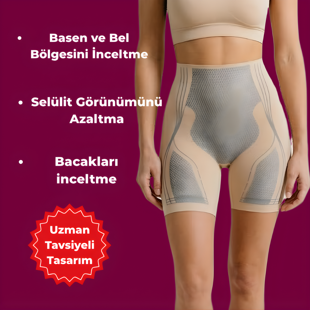 Veliora - Yağ Yakıcı Basen Giderici Korse Şort