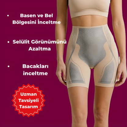 Veliora - Yağ Yakıcı Basen Giderici Korse Şort