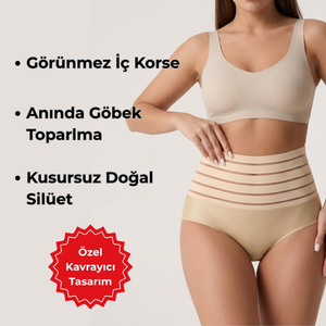 Veliora - Lastikli Toparlayıcı Külot Korse